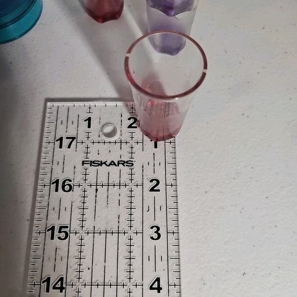 Tupperware 15 Placecard Holders Sheerly Elegant Jewel Tones Red Purple Blue+ - Picture 4 of 8